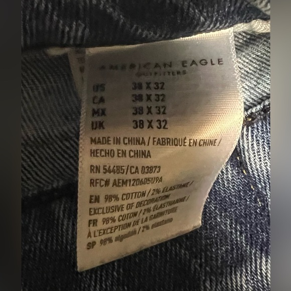 American Eagle Outfitters Flex Jeans Size 36x32 - Picture 6 of 6